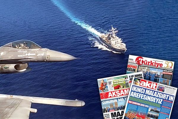 Πολεμικά πρωτοσέλιδα στα Τουρκικά ΜΜΕ