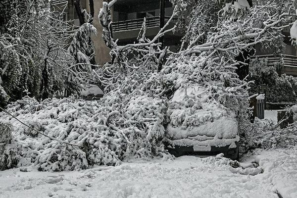 Η σαρωτική επέλαση του χιονιά-Στα λευκά όλη η χώρα