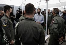 Στην Ανδραβίδα για την άσκηση «Ηνίοχος» ο Κυριάκος Μητσοτάκης