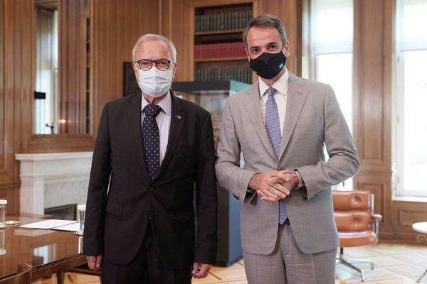 Μητσοτάκης στον πρόεδρο της (ΕTEπ): Υπάρχει η κατάλληλη δυναμική για επενδυτική έκρηξη στην Ελλάδα