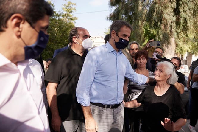 Στην Κρήτη ο Μητσοτάκης – Άμεσα 20.000 ευρώ σε όσους έχασαν τα σπίτια τους