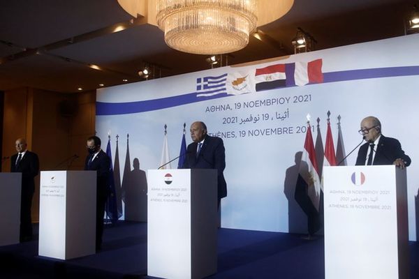 Τετραμερής Ελλάδας, Κύπρου, Αιγύπτου, Γαλλίας: Κοινό ανακοινωθέν με αναφορές στο Δίκαιο της Θάλασσας