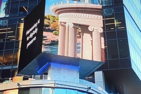 Αρχαία Ολυμπία: «Ταξίδεψε» μέχρι την Times Square